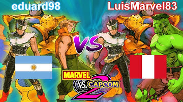 Marvel vs Capcom 2: New Age of Heroes - eduard98 vs Luismarvel83