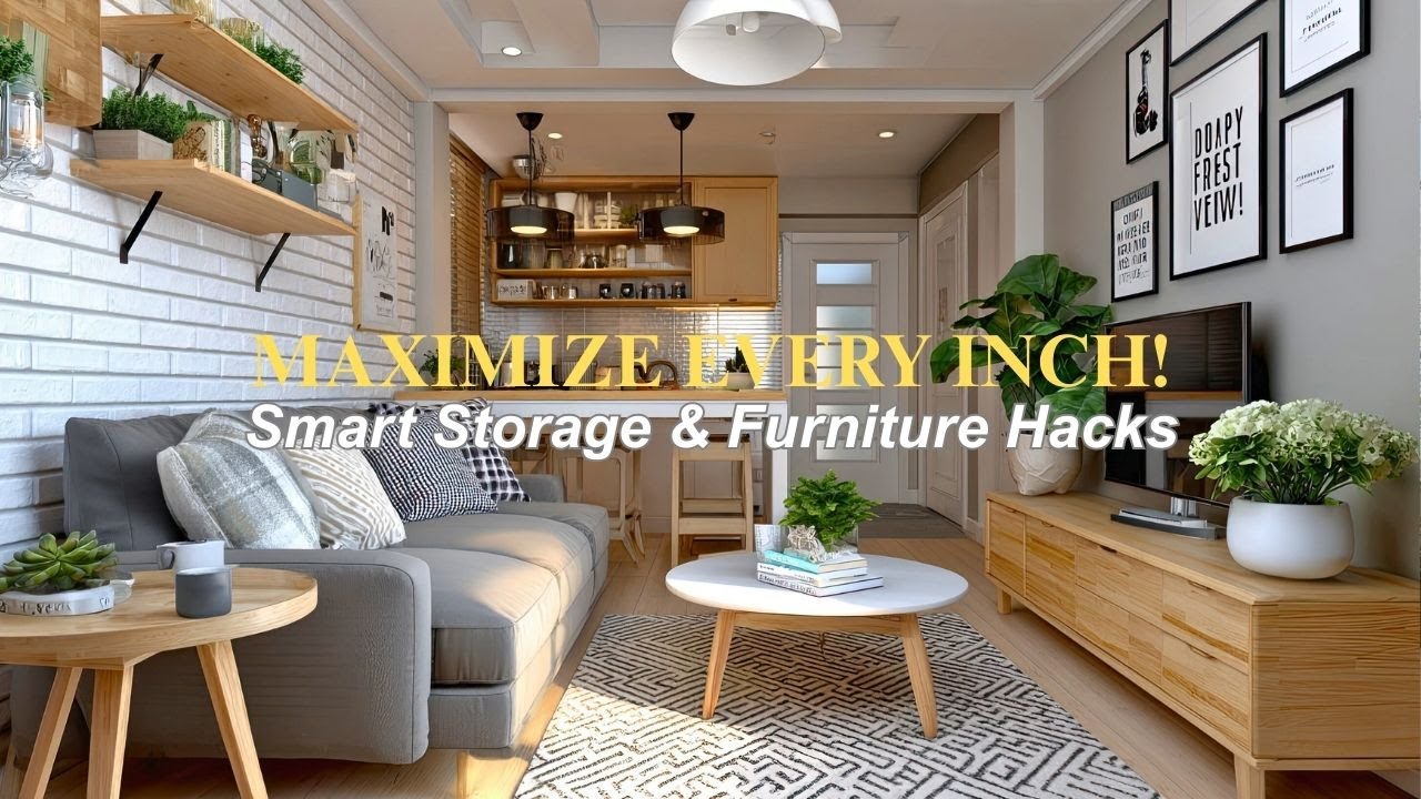 Genius Tiny Apartment Decor Ideas to Maximize Every Inch of Space - YouTube