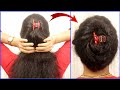 Simple easy clutcher Hairstyle tutorials for girls | hair style girl | hairstyles for long hair