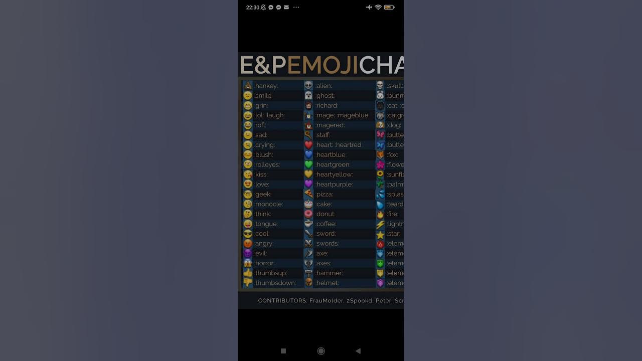 Empires and Puzzles Emojis et code couleur sur le chats du jeu YouTube