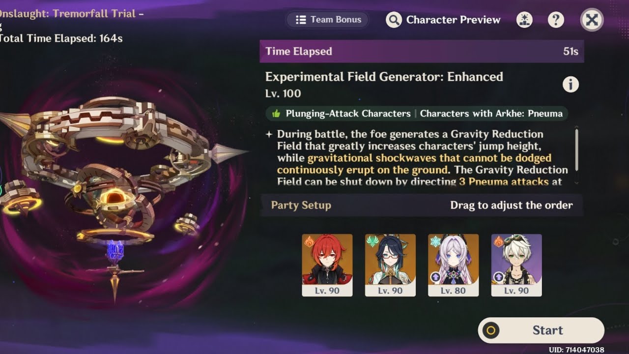 Diluc Melt Plunge 6.2 Stygian Onslaught in 51s || Genshin Impact ||