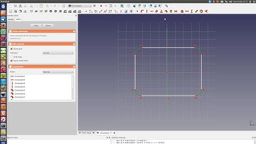 FreeCAD Quick Tip nº1: Sketching a rectangle with rounded corners