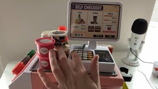 ASMR | Grocery Store Roleplay with Cash Register Toy Set 🛒 screenshot 4