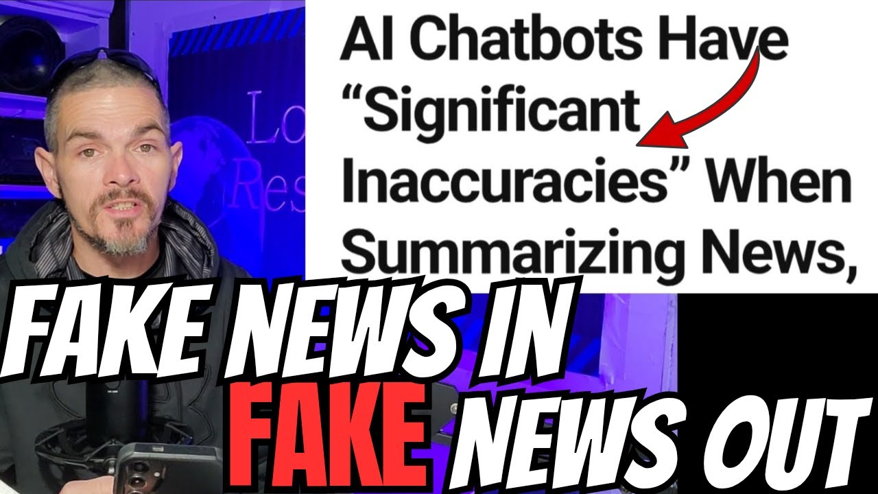 You put fake news in your get fake news out - YouTube