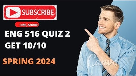ENG 516 Quiz 2 || Teaching Business Communication (eng 516 ) quiz 2 || Correct Solution Spring 2024