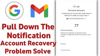 pull down the notification bar and tap the sign-in problem /Googleaccount pull down notification bar