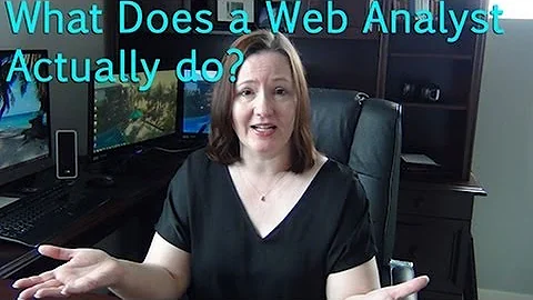 What is the work of a web analyst?