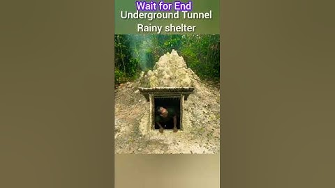 Underground Tunnel Rainy shelter