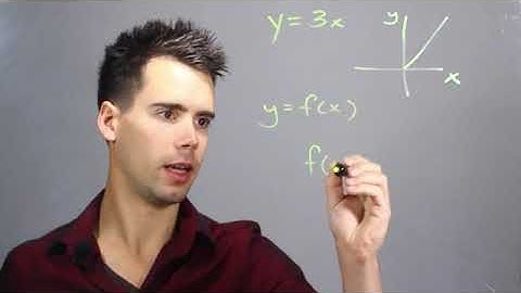 How to Put Something in Function Notation Form