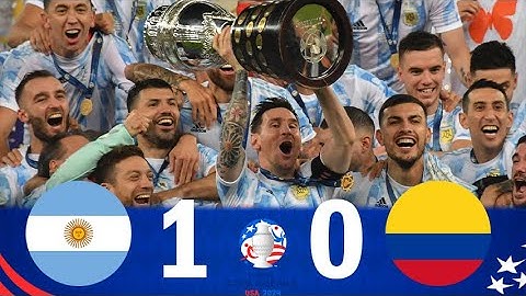 Argentina 1 x 0 Colombia ● Melhores Momentos Final da Copa America 2024