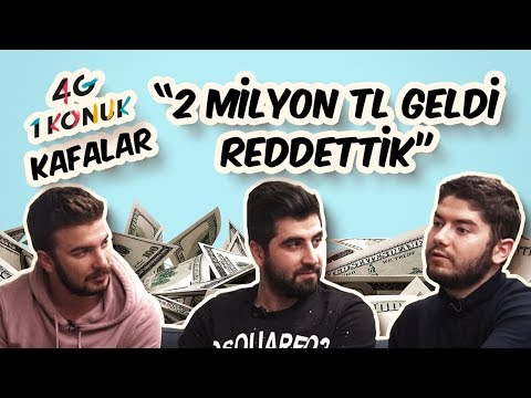 KAFALAR: "2 MİLYON TL GELDİ, REDDETTİK!" - Adem Metan İle 4G 1 Konuk
