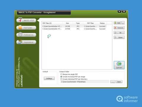 How to use OpooSoft IMAGE To PDF Converter