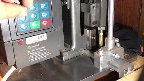 Bullet Sizer Prototype Variable Speed for hard cast lead projectiles