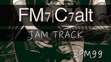 5 -1 Jam Backing Track (FM7  C7alt) - C Altered Scale Practice