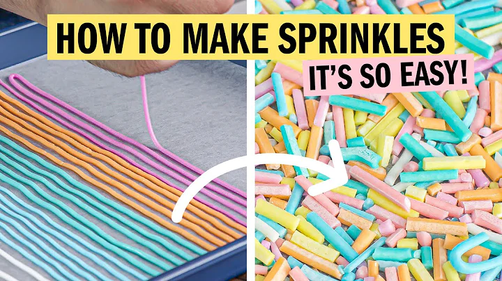 HOW TO MAKE SPRINKLES. It's so easy! - The Scran Line