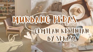 MUKBANG CEMILAN PEDAS KERUPUK KULIT & KERIPIK KACA by SERASA MAKANAN | ASMR PEDASSS!!