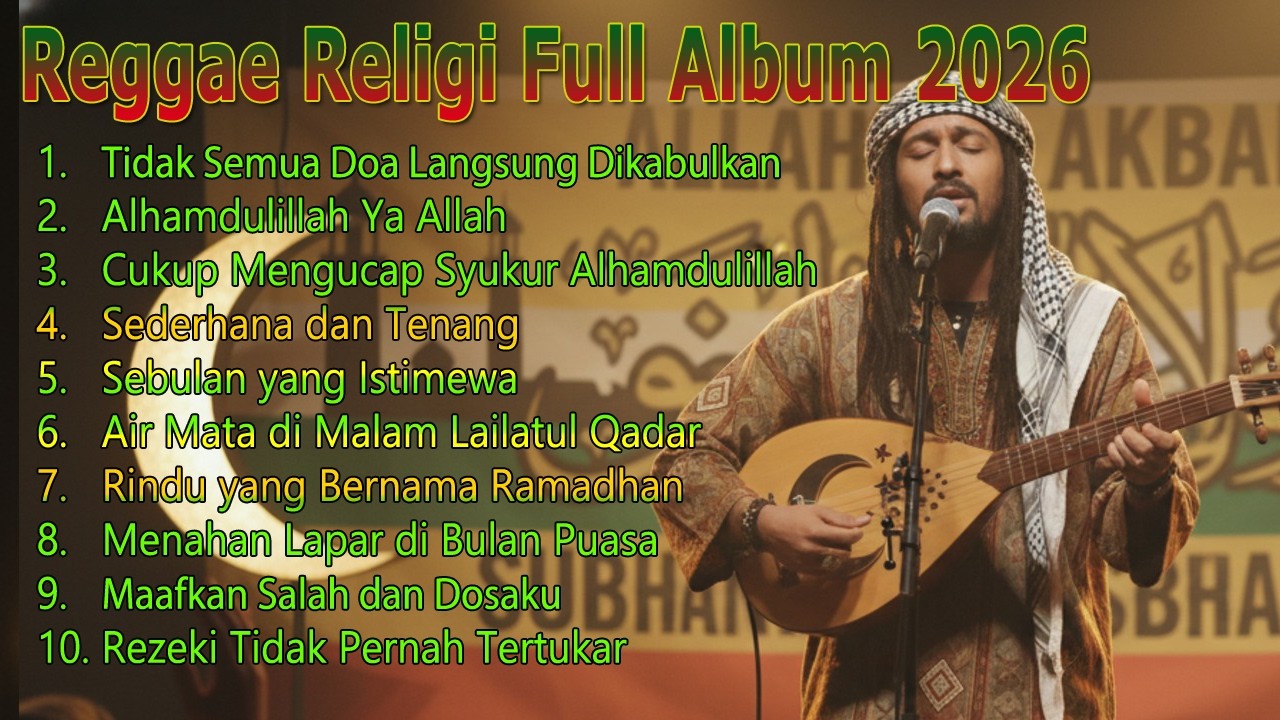 Reggae Religi Penenang Hati 🌿 Full Album Musik Islami Irama Hijrah Terbaru 2026 | Lagu Santai & Me