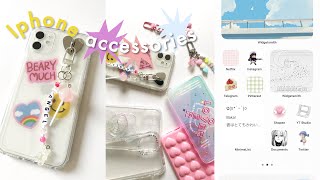 Unboxing Aesthetic iPhone 11 Accessories, Phone Strap, Lens Protector 📱IOS 15 Homescreen | Malaysia