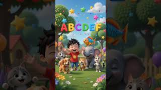 ABC Song for Kids 🎵 A to F | A for Apple 🍎 B for Ball ⚽ | Raju Alphabet Learning