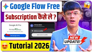 💥 Google Flow Free Subscription 2026 | 🤑 Free Credits + AutoPay Cancel ❌ | Google Flow Tutorial