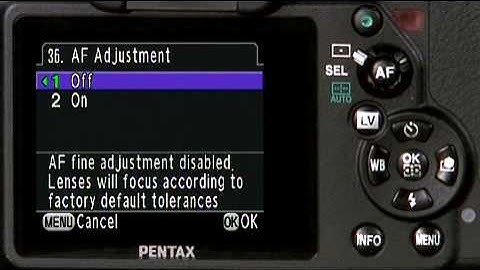 PENTAX K-7 Lens Correction