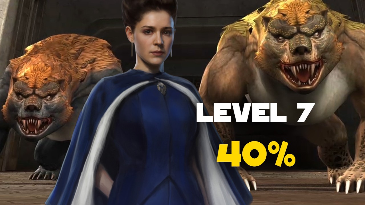 Dryax - 40% with Level 7 Kleya Guide | SWGOH Era Coliseum
