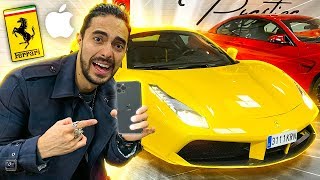 Probando El iphone 11 Pro Max En Un Ferrari 😱 Probando El iphone 11 Pro Max En Un Ferrari 😱