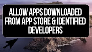 How to Allow Apps Downloaded from App Store & Identified Developers on Mac