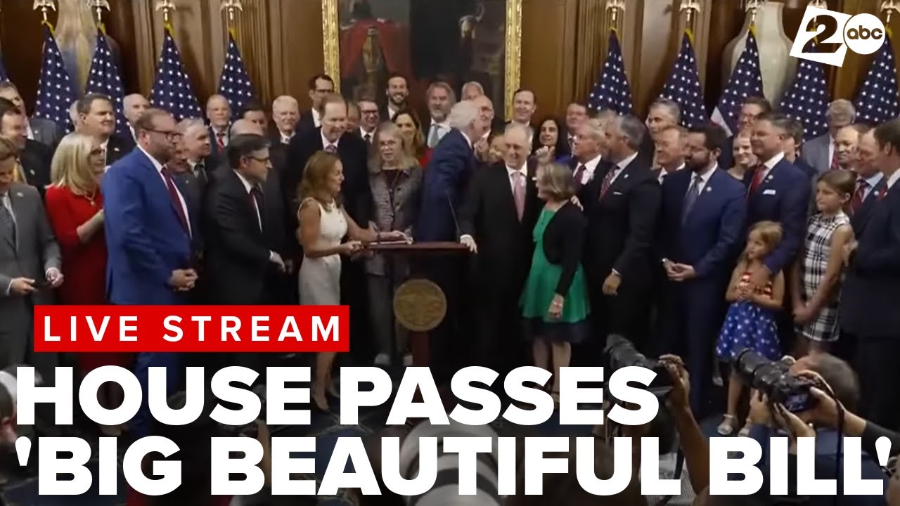 House Republicans pass President Trump's 'Big, Beautiful Bill' after Jeffries' record speech