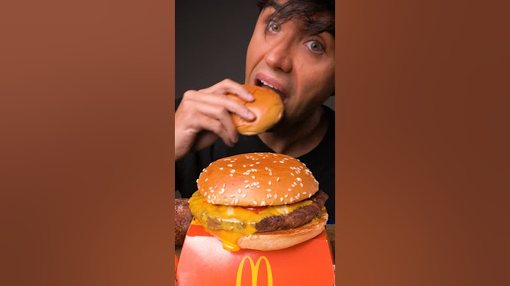 McDonalds Burgers 🎵 Do You Sing When You Eat? 😂