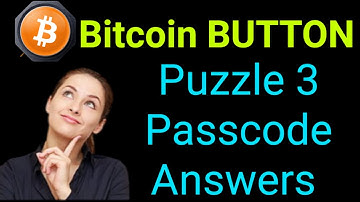 Bitcoin BUTTON puzzle 3 Answers | bitcoin passcode #cryptoboxcodetoday