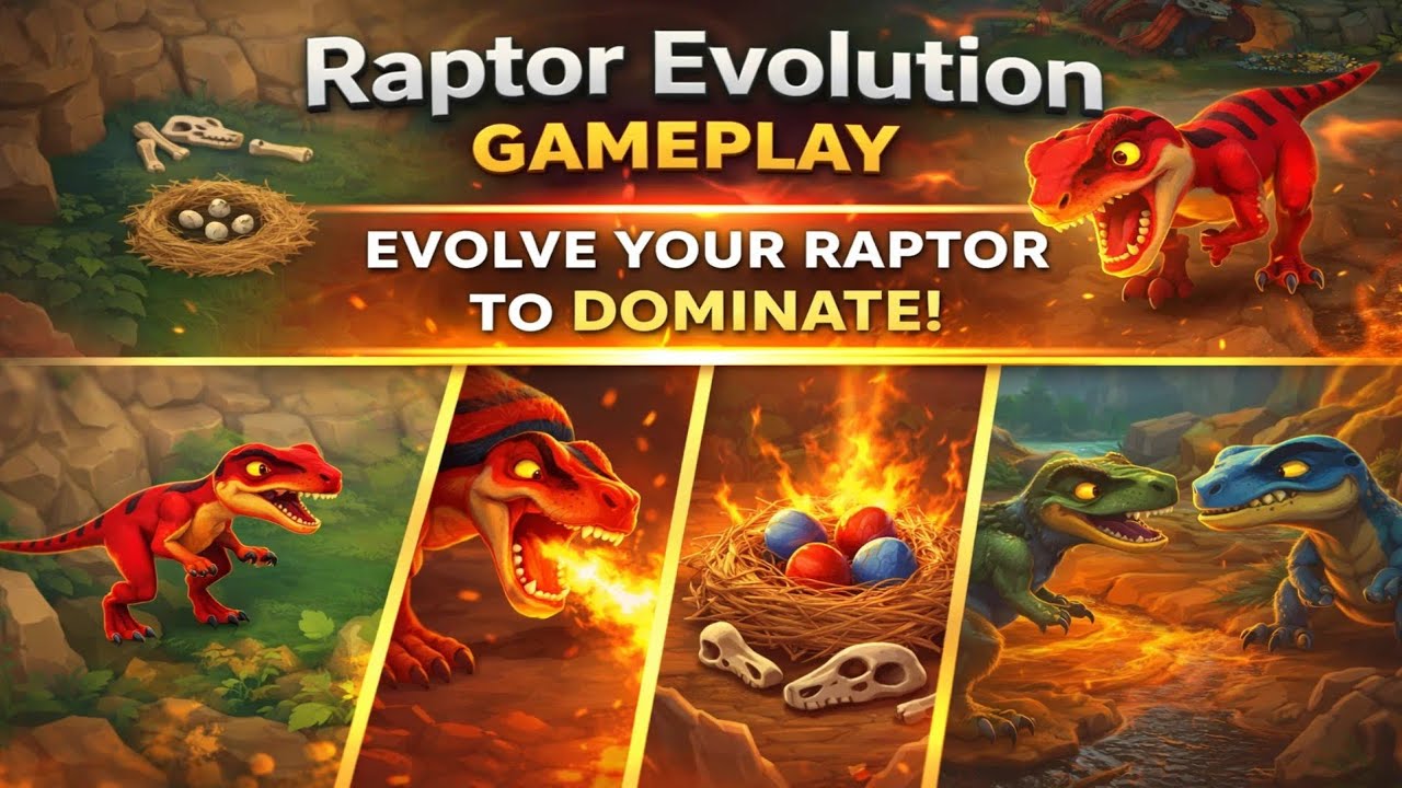 The Ultimate Revenge: Raptor Evolution Gameplay! 🦖 - YouTube