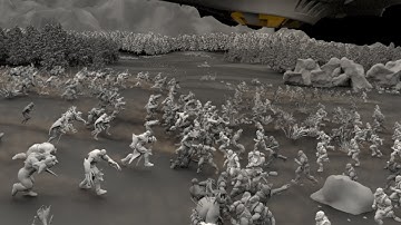 Battle Crowd | CGI | Houdini Fx