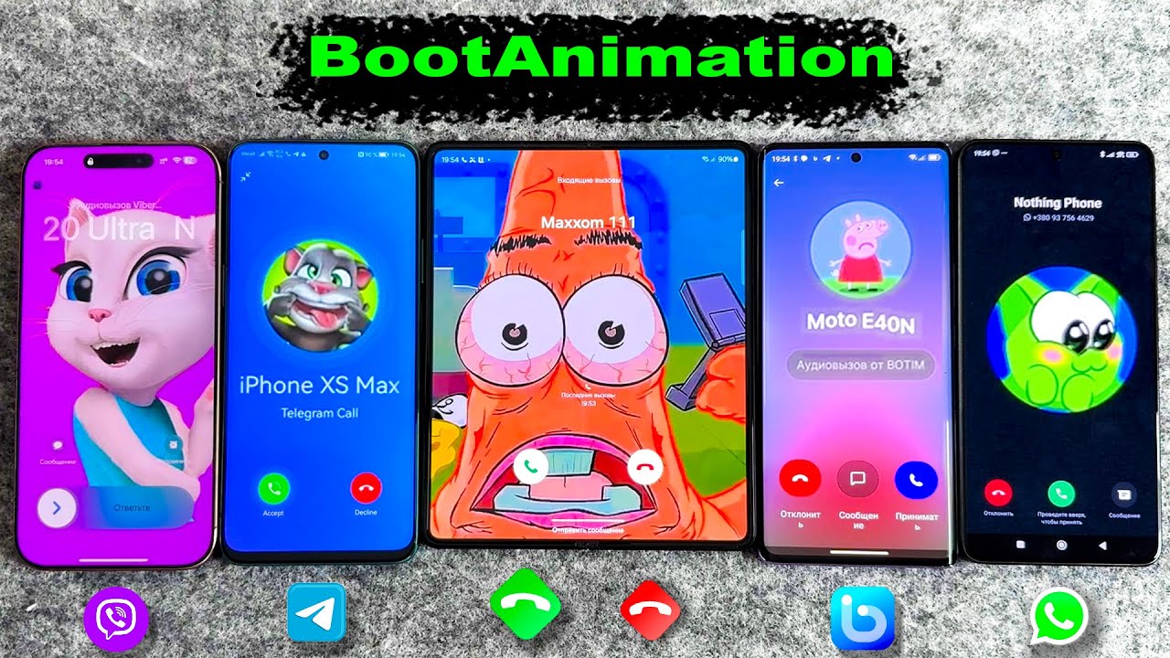 iPhone 16 PM + Huawei Y90 + Poco X6 + Z Fold4 + Blakcview A200 BOTIM, WhatsApp, Viber & Telegram