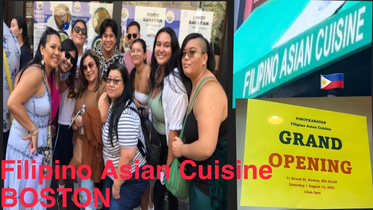 Filipino Asian Cuisine Boston, MA YouTube