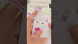 [🐶Paper DIY🐕]Hallo Kattly Sticker Book | Paper DIY ASMR #kattar