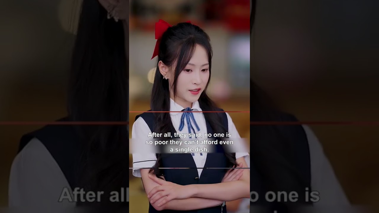 In order to save money, a female college student ate only the cafeteria’s free rice and egg soup.