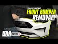 How To Remove Ford Mustang Front Bumper (2018-2020)