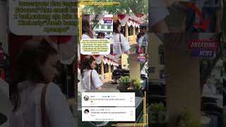 momen pertemuan Kimberly Ryder dan Edward Akbar terlihat saling tegur sapa