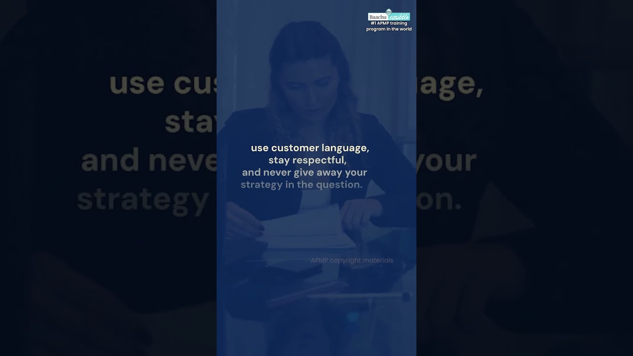 APMP V4 Q&A Tips: Ask Smart, Stay Sharp, Win More! ❓📬