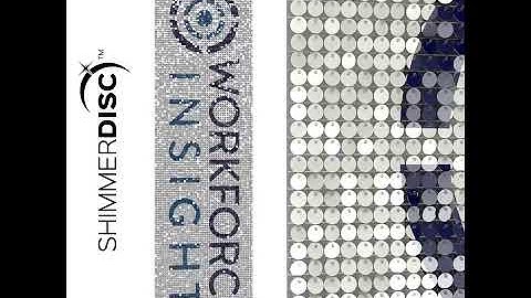 Workforce - Shimmerdisc Sequin Display in metallic
