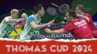 Badminton highlights I Aaron Chia/Soh Wooi Yik vs Astrup/Rasmussen II Thomas Cup 2024