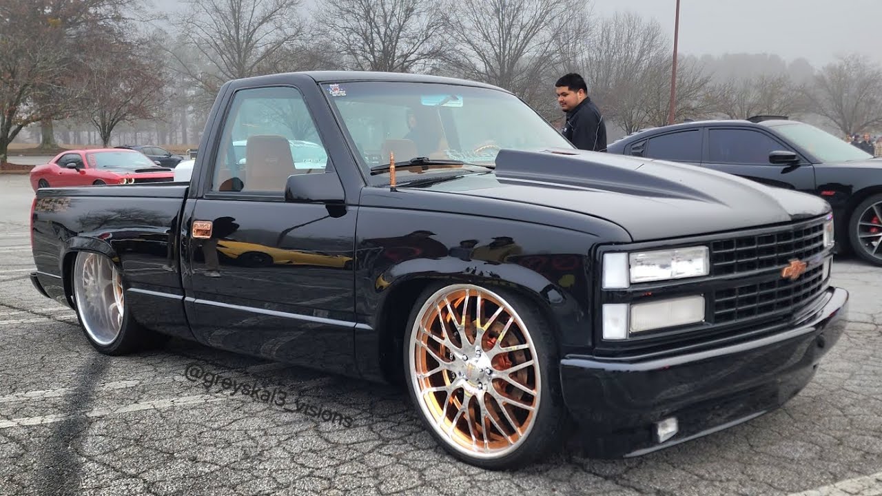 Shortbed Silverado 454 SS Cold Start At Caffeine And Octane Atlanta 