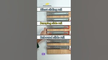 Drawer Slides 3 Types! 🚪 Which is Best 👀#Ficgoal drawer slides#factory #drawer slides