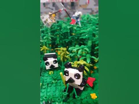 [de] LEGO® antikes China MOC - Pandas genießen das Leben im Bambuswald ...