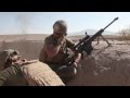 Marine sniper engages enemy with Barrett M107 .50 cal rifle