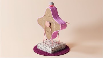 Vertex 12 - Wheel of tranquility | infinite loop satisfying 3D animation