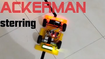 Ackerman Steering Arduino Line Follower