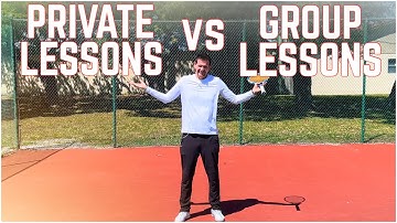 Private Lessons vs Group Lessons | What’s Better for Your Tennis?