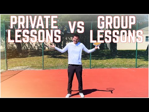 Private Lessons vs Group Lessons | What’s Better for Your Tennis?